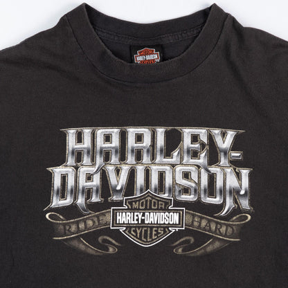 Harley Davidson Gainesville Florida Alligator T-Shirt Men’s 2XL Black 2011