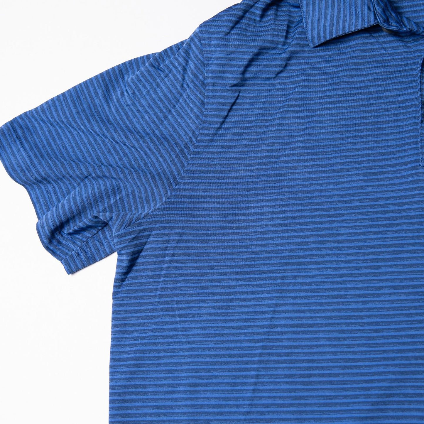 Champion Golf Polo Blue Striped Men's XL
