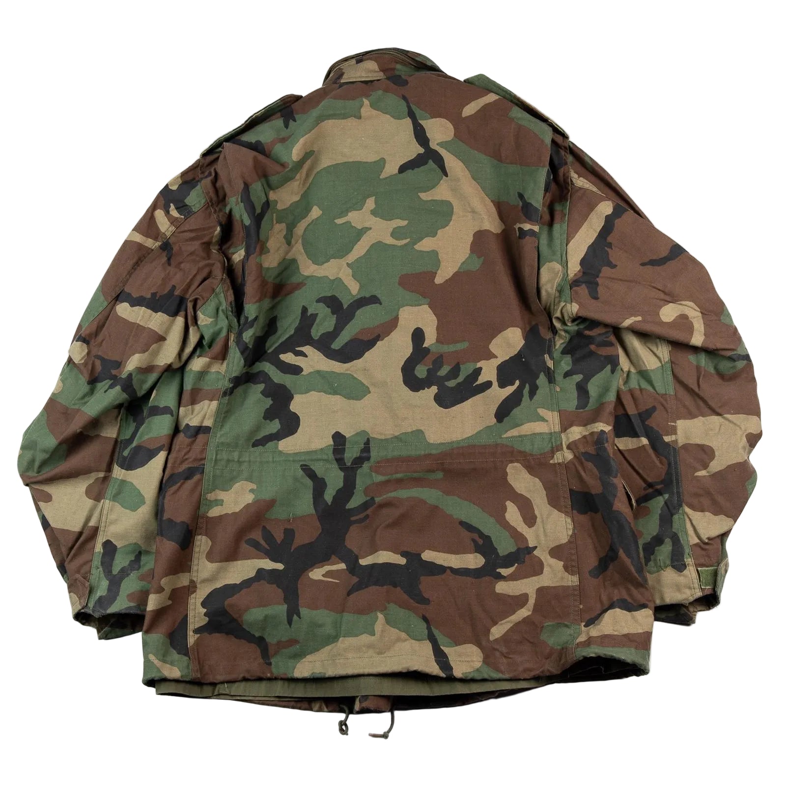 Camouflage jacket on a white background