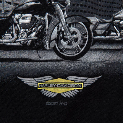 Harley Davidson Genuine Bert's Black Widow Florida Dealer 2021 Men's XL