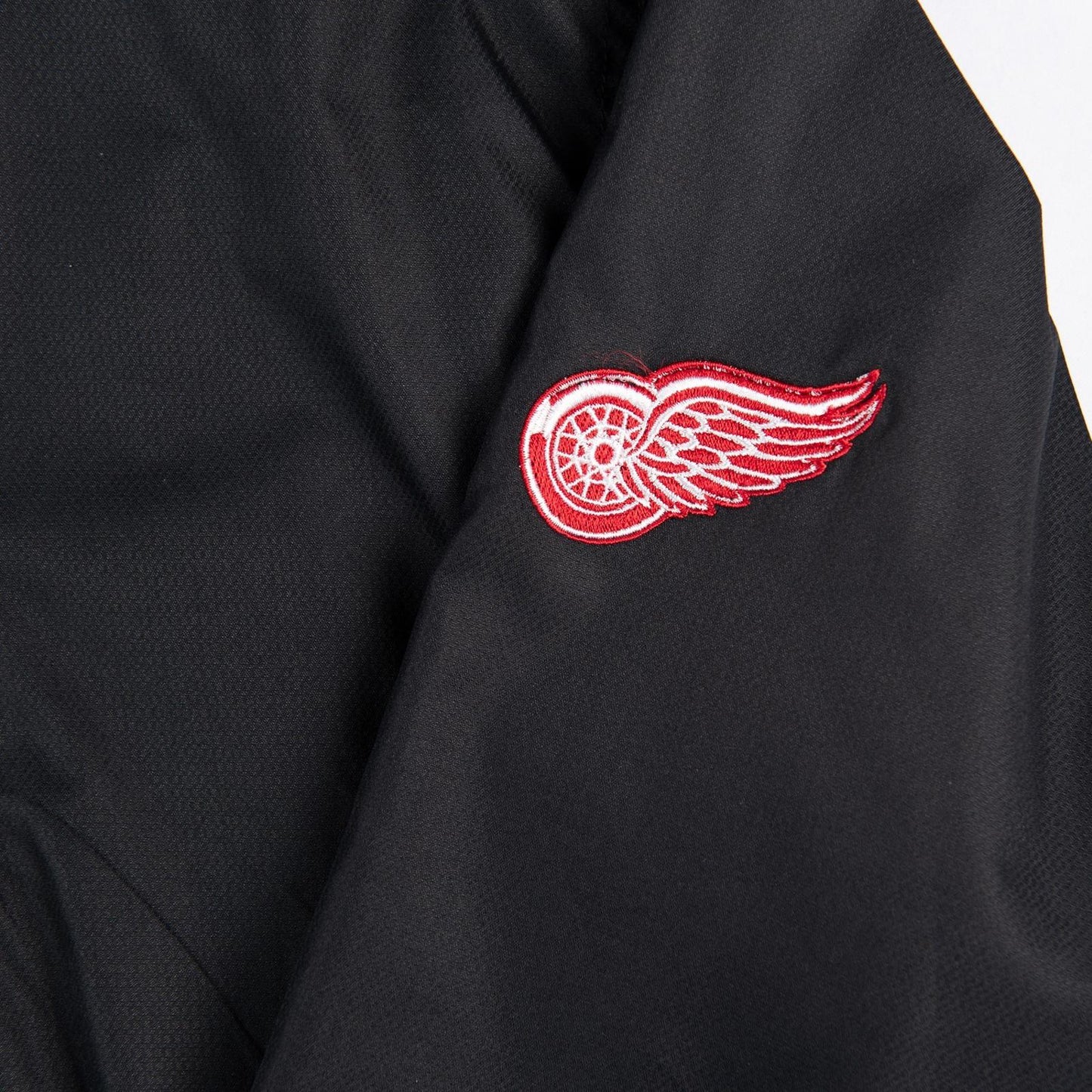 Detroit Red Wings Black NHL Hockey Pullover Windbreaker Jacket Men's Large