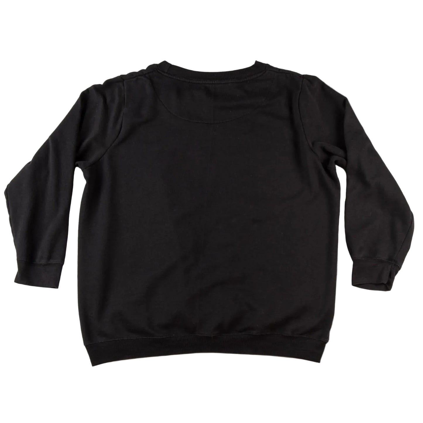 Black sweatshirt on a white background