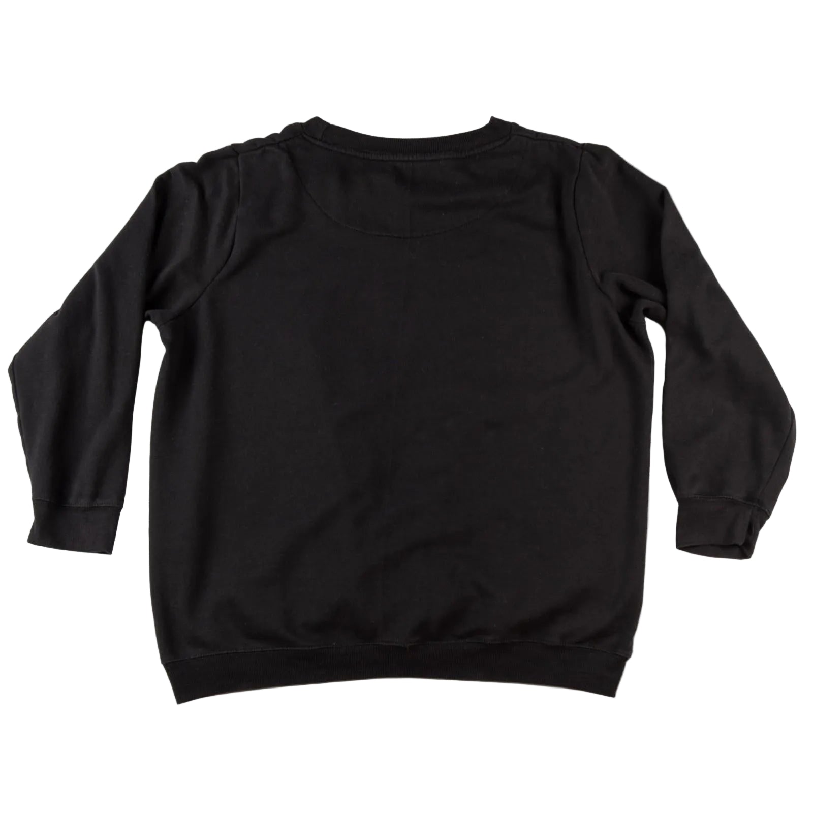 Black sweatshirt on a white background