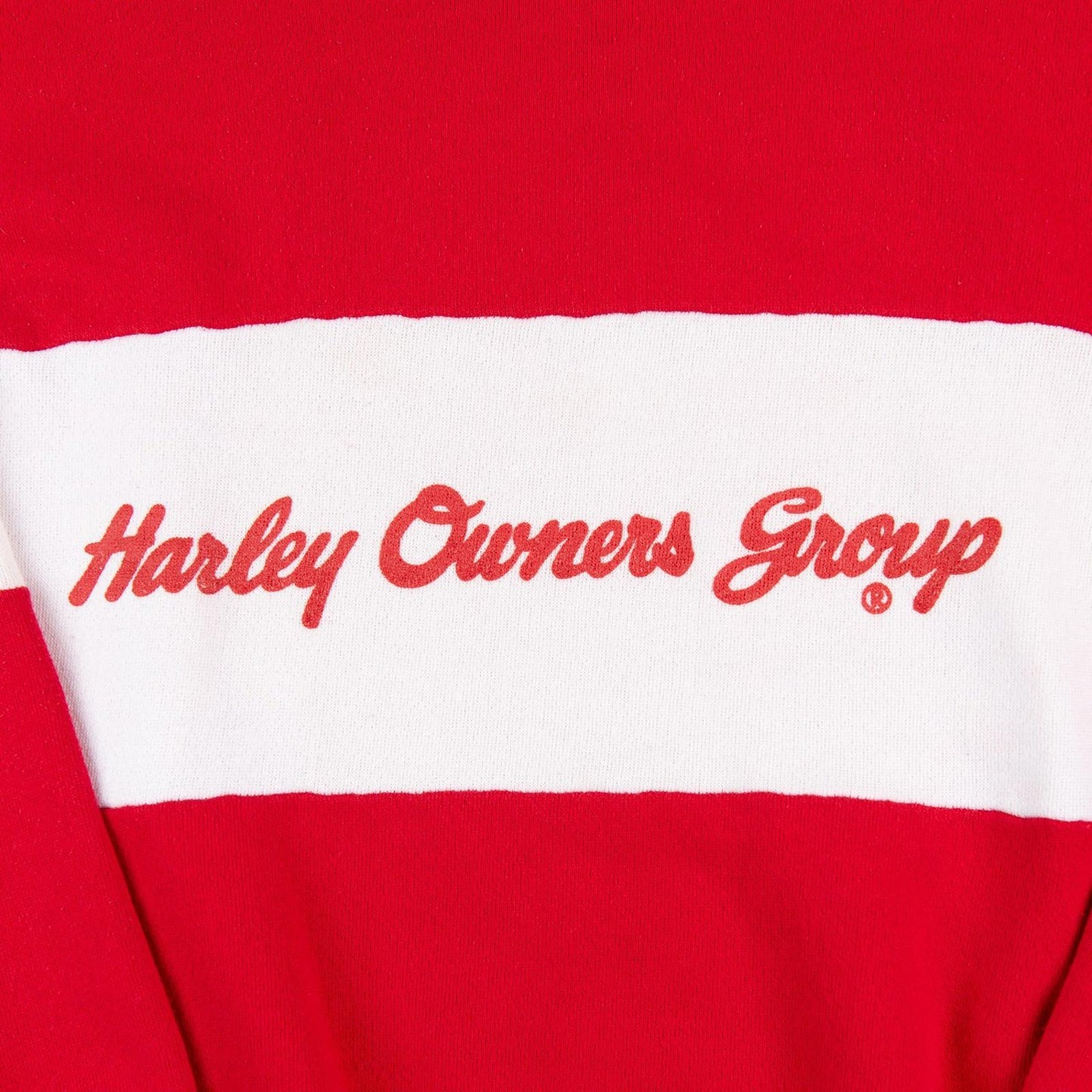 Vintage 1980s Velva Sheen Harley Owners Group Crewneck Sweatshirt Men's XL