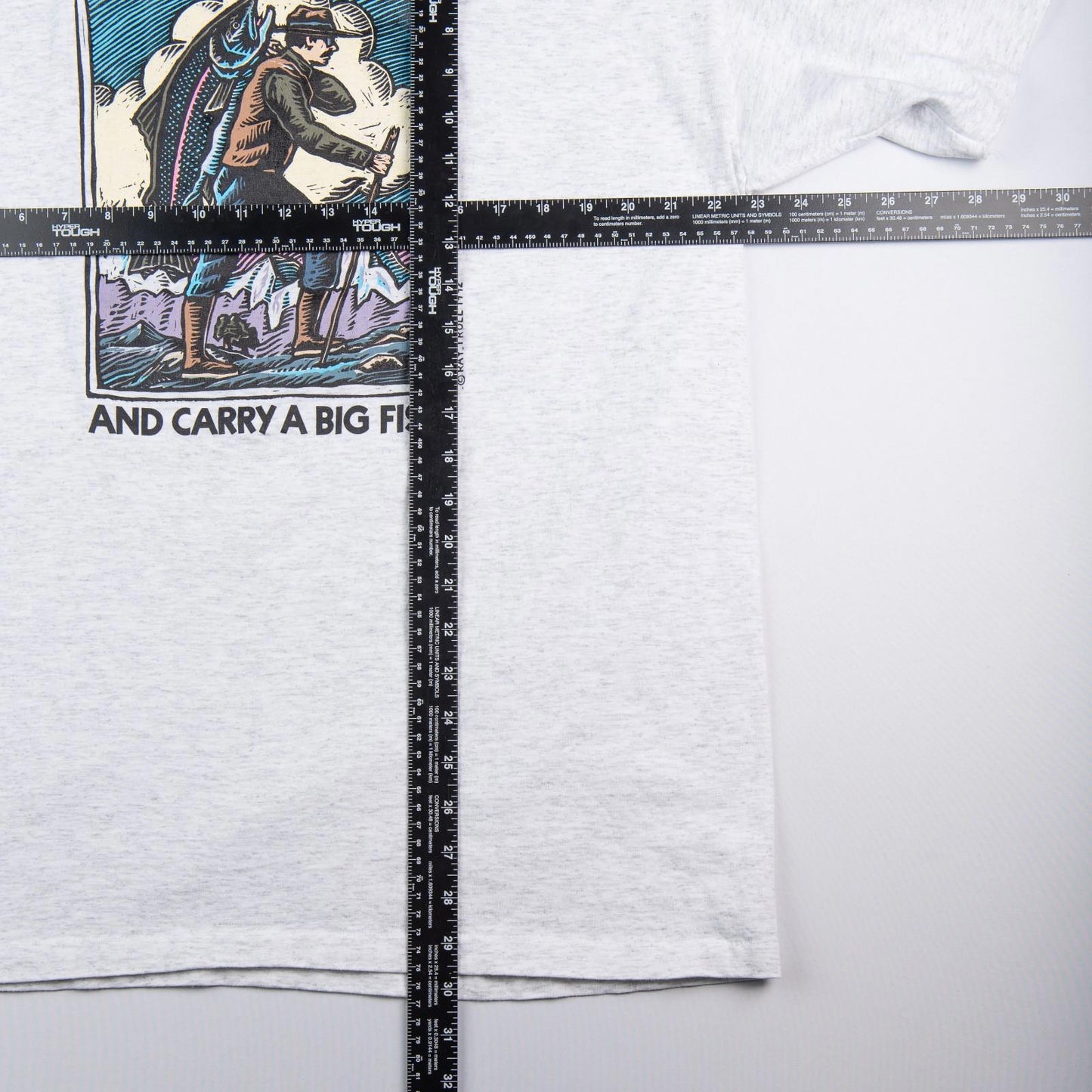 Vintage 1992 Ray Troll “Walk Softly Carry a Big Fish” T-Shirt Men's XL