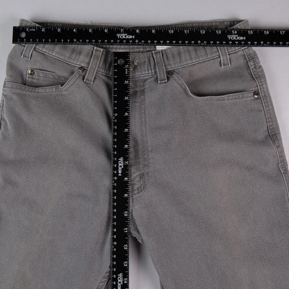 Vintage 1999 Levi’s 977 Gray Straight Leg Men's Jeans 34x29