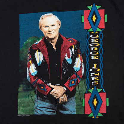 Vintage 1993 George Jones High-Tech Redneck Tour T-Shirt Men's XL