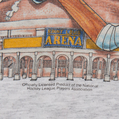 Vintage 1990s Shirt Xplosion St. Louis Blues NHLPA Graphic T-Shirt Men's Large