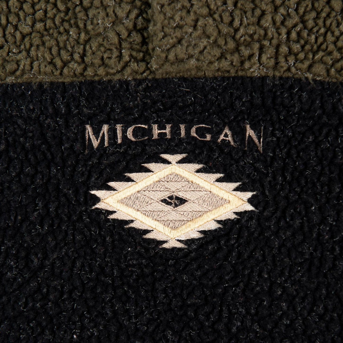 Vintage 1990s EMI Michigan Sherpa Fleece Pullover Men's Large