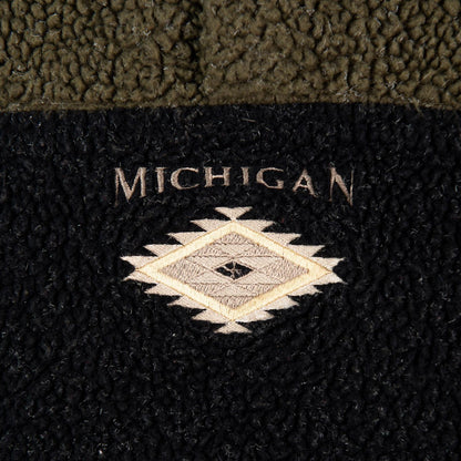 Vintage 1990s EMI Michigan Sherpa Fleece Pullover Men's Large