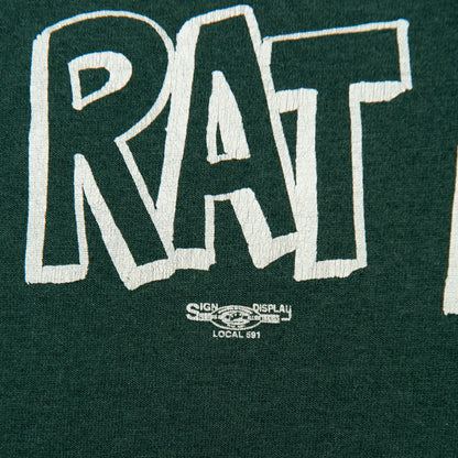 Vintage 1990s Detroit Union Strike Don’t Buy A Rat Paper T-Shirt Men's XXL