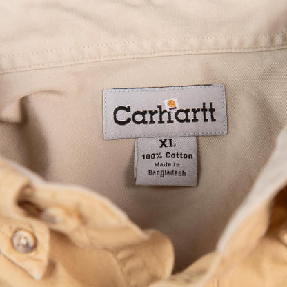 Carhartt Short Sleeve Button Up Workwear Shirt Men's XL
