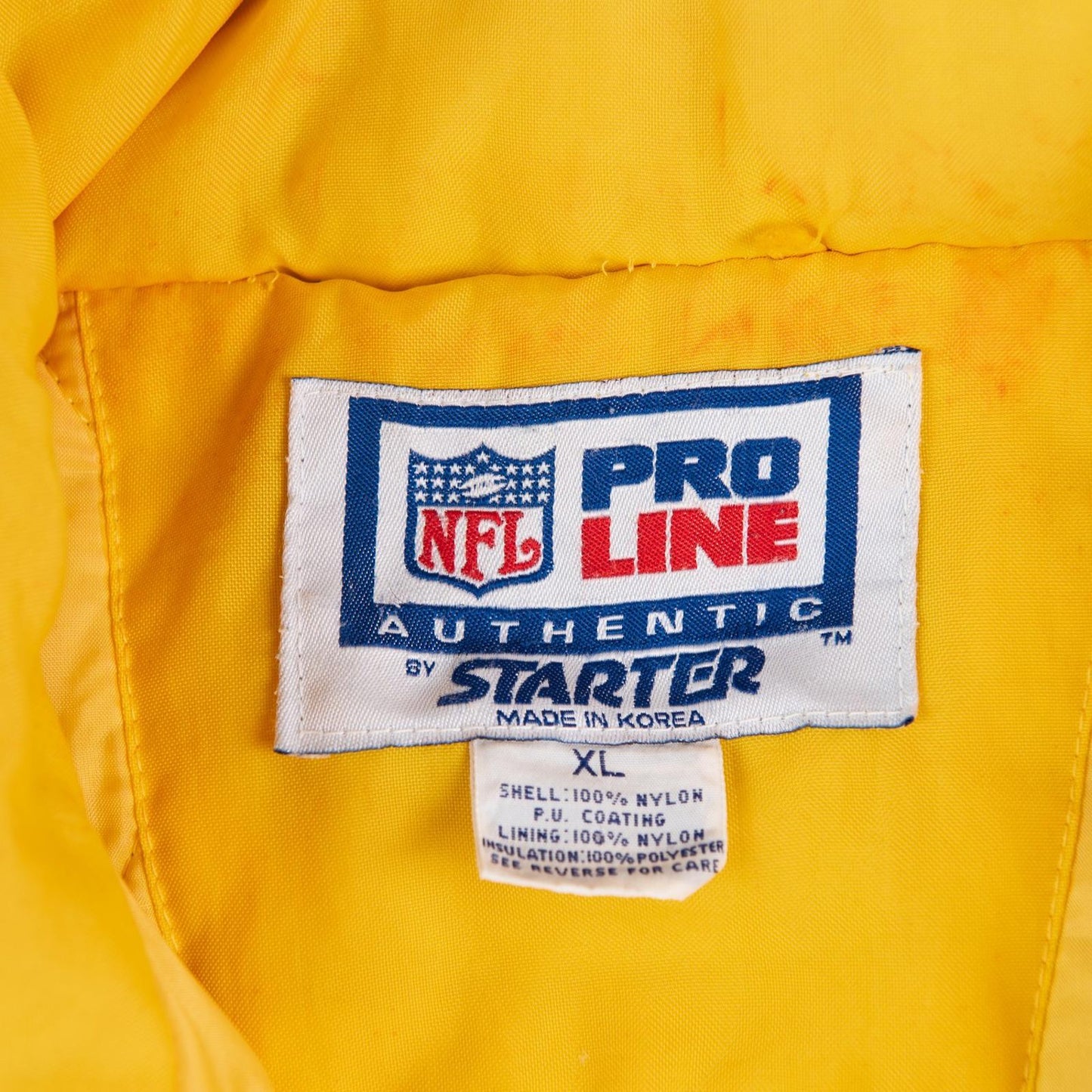 Vintage 1990's Starter Pittsburgh Steelers Puffer Jacket Men's XL