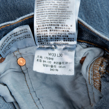 Levi’s 501 Original Fit Button Fly Blue Jeans Men’s 33x30