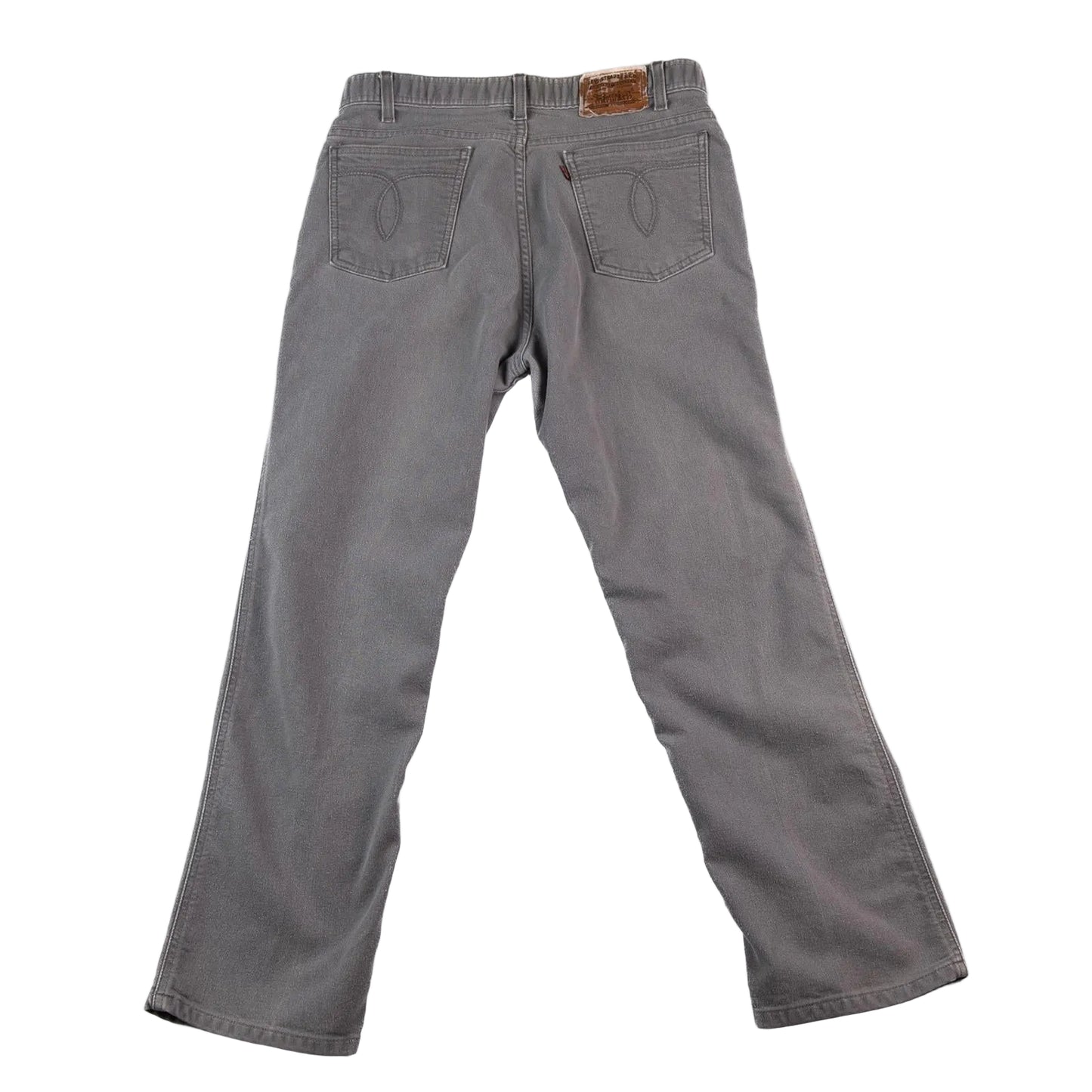 Gray pants on a white background