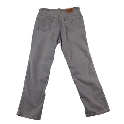 Gray pants on a white background