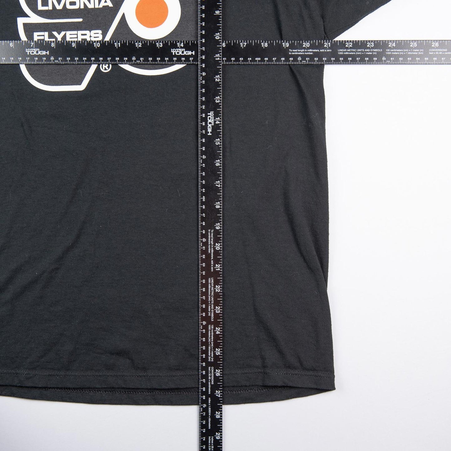 Vintage 1990s  Russell Athletic Livonia Flyers Hockey T-Shirt Men's Large
