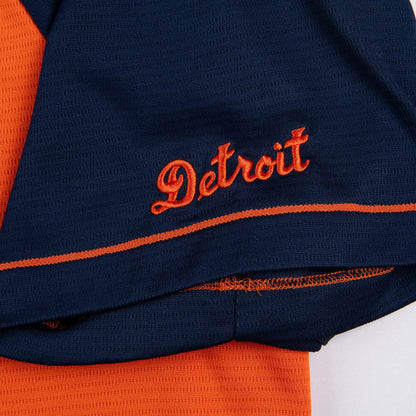 Vintage Y2K Detroit Tigers Majestic Cooperstown MLB Orange Jersey Men's XL