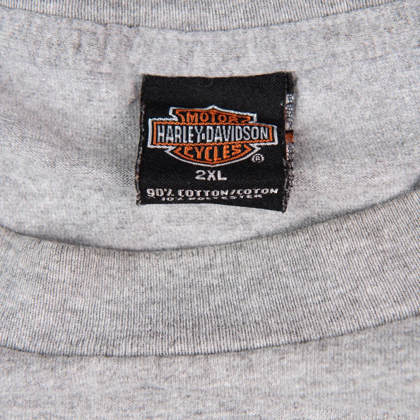 Vintage 2000 Harley Davidson Waterford MI Dealer T-Shirt Gray Men's 2XL