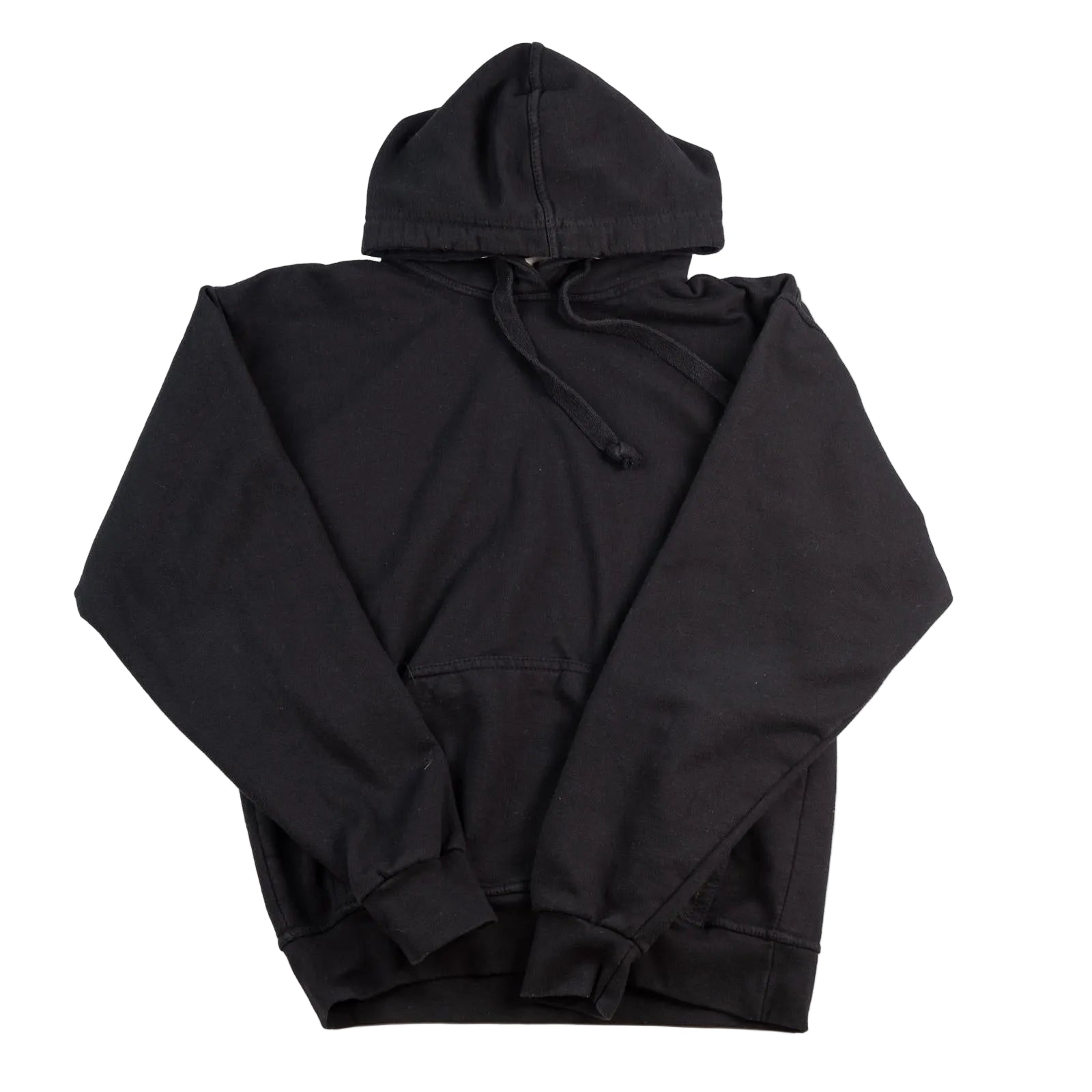 Black hoodie on a white background