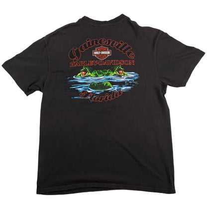Harley Davidson Gainesville Florida Alligator T-Shirt Men’s 2XL Black 2011