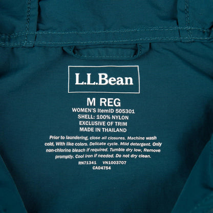 LL Bean Anorak Packable Nylon Hooded Pullover Jacket Women's Medium