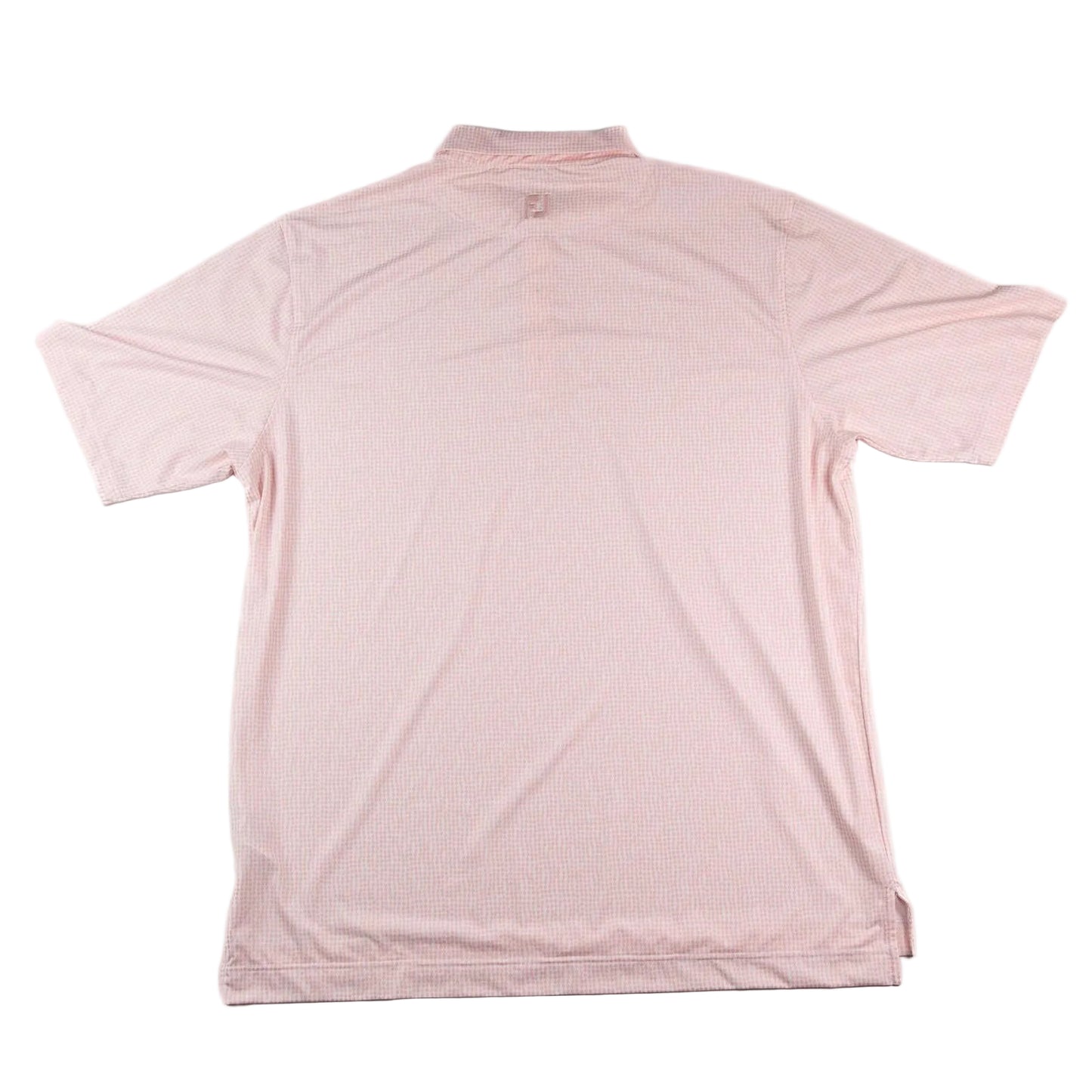 Pink polo shirt on a white background
