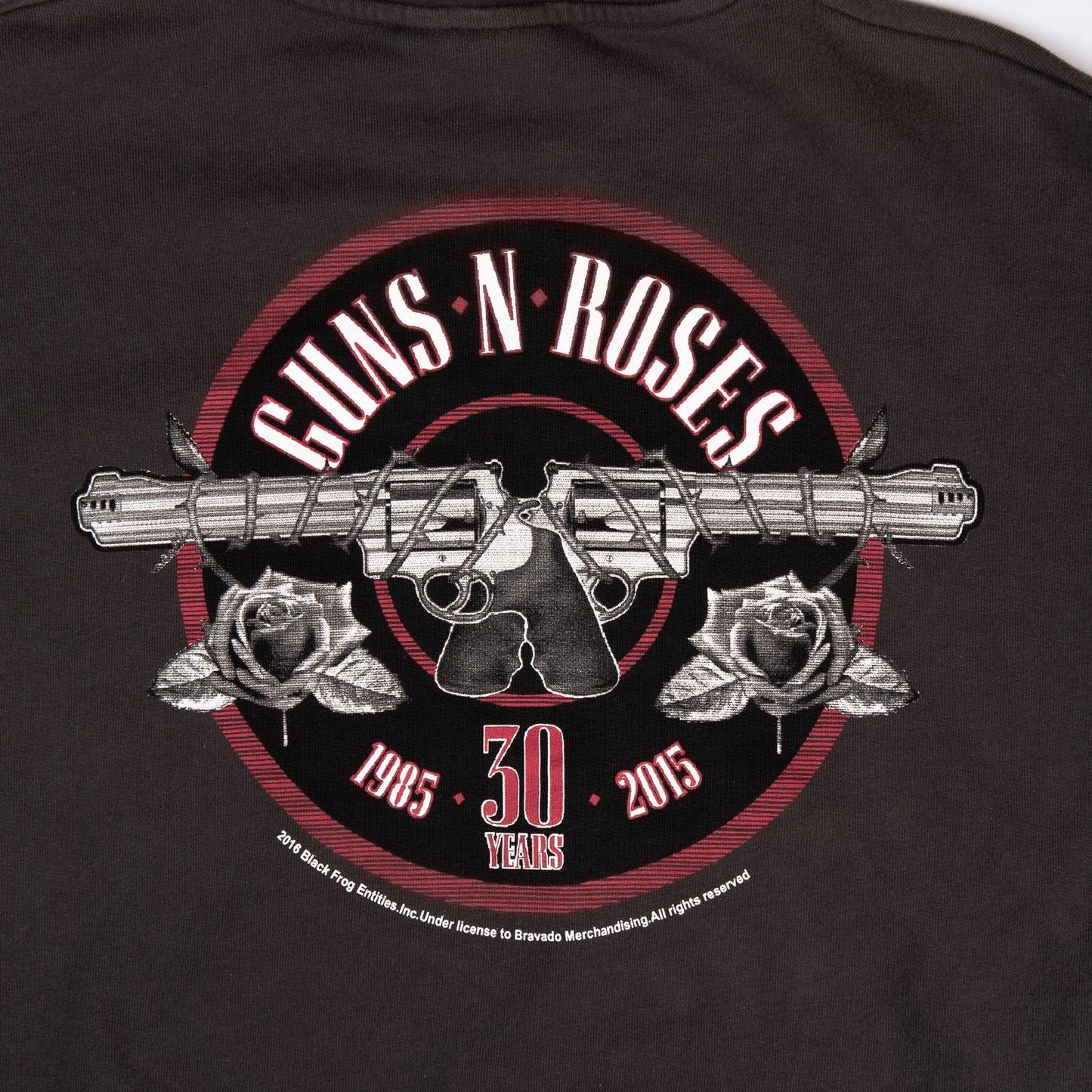Guns N' Roses 30 Years Distressed Crewneck Sweatshirt Men's Large