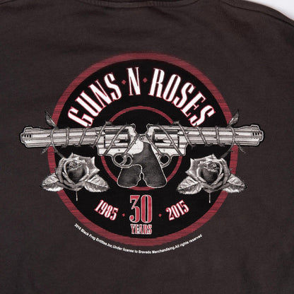 Guns N' Roses 30 Years Distressed Crewneck Sweatshirt Men's Large