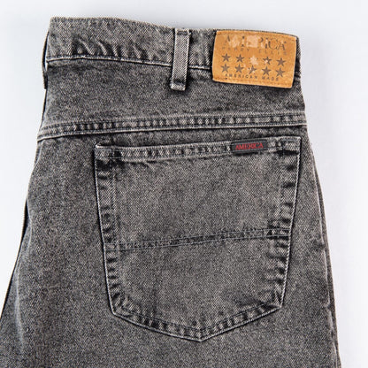 Vintage 1990s Perry Ellis America Baggy Jeans 38x34 USA Black Wash NWT
