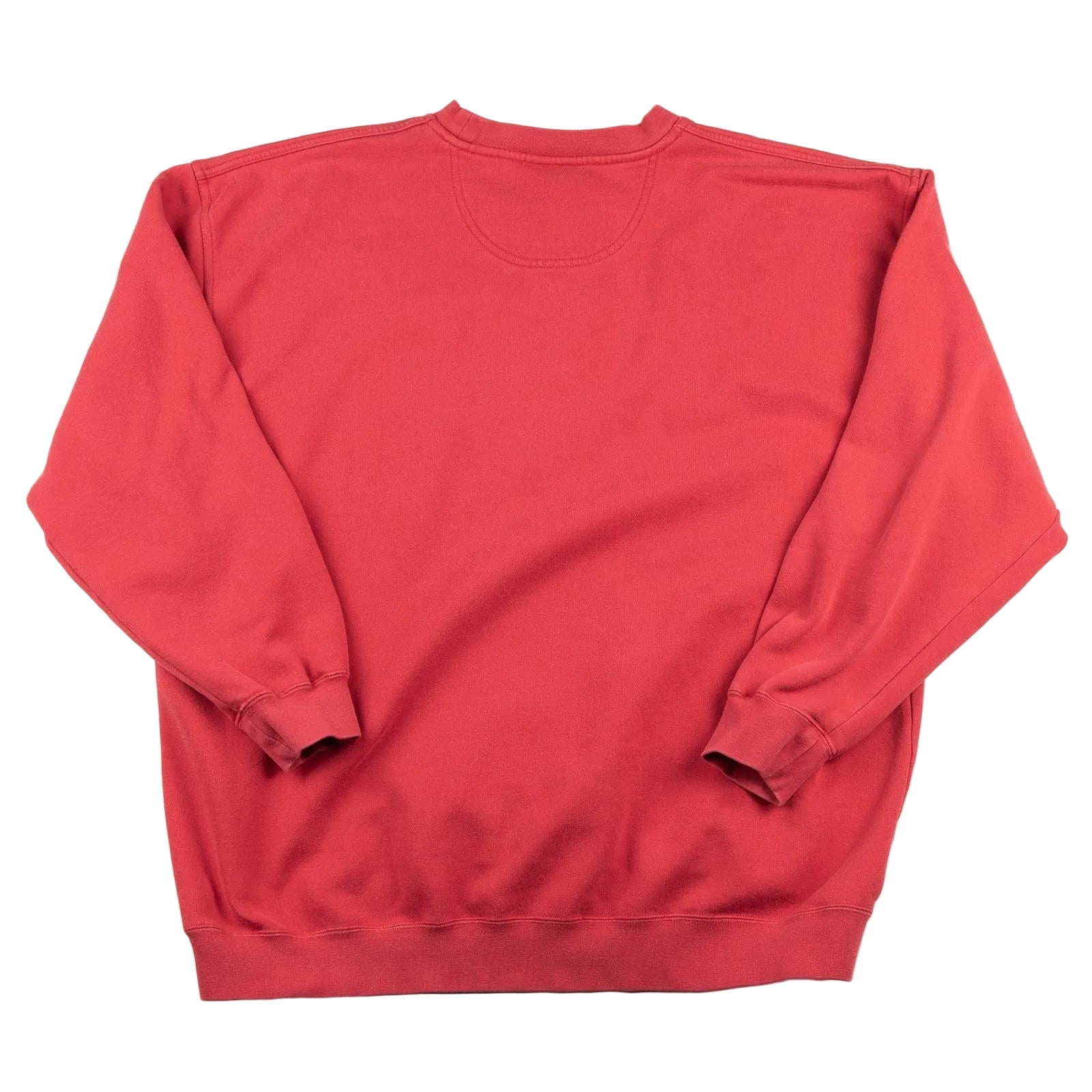 Red sweatshirt on a white background