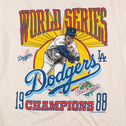 Mitchell & Ness LA Dodgers 1988 World Series Champions T-Shirt Men's Medium