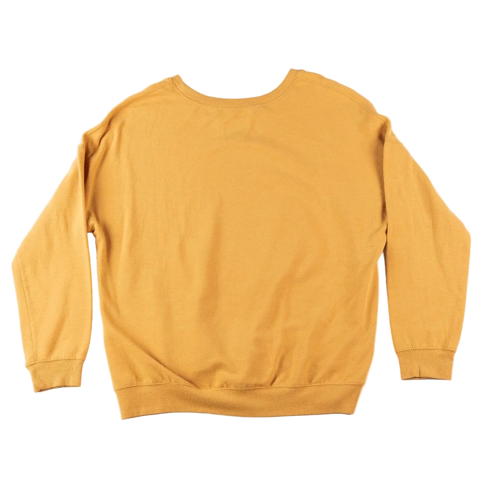Yellow sweatshirt on a white background