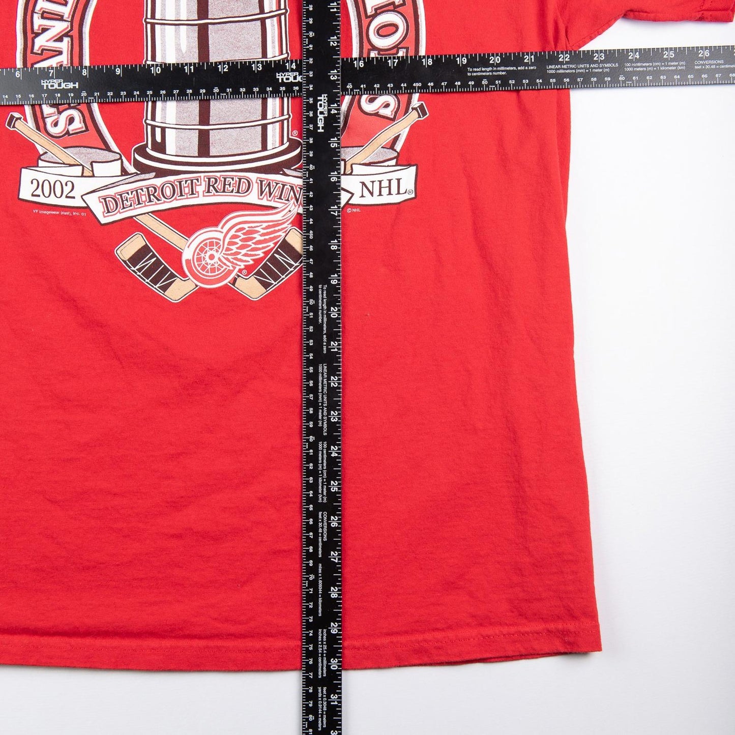 Vintage 2002 Detroit Red Wings Stanley Cup Champions NHL T-Shirt Men’s XL