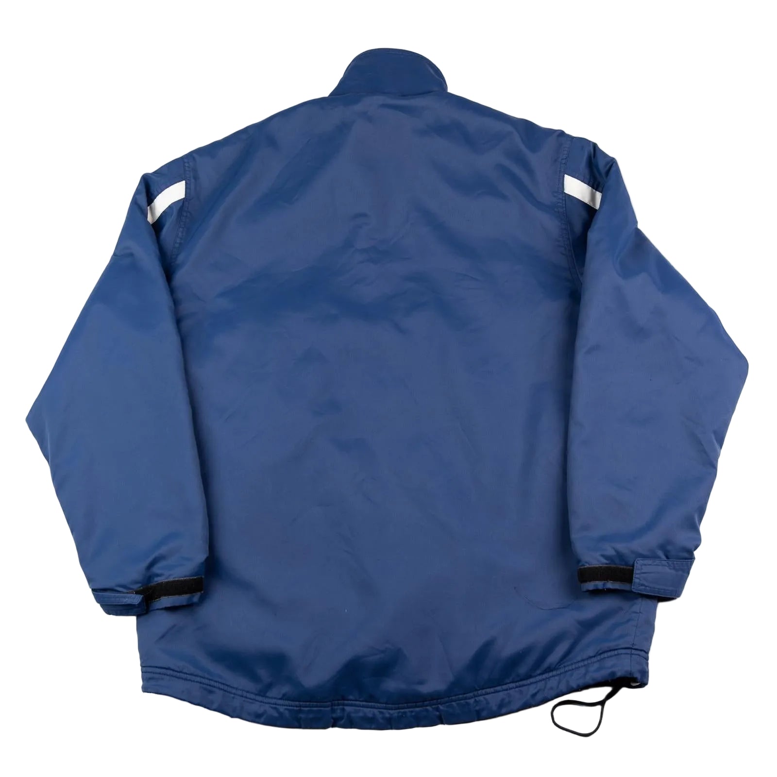 Blue jacket on a white background