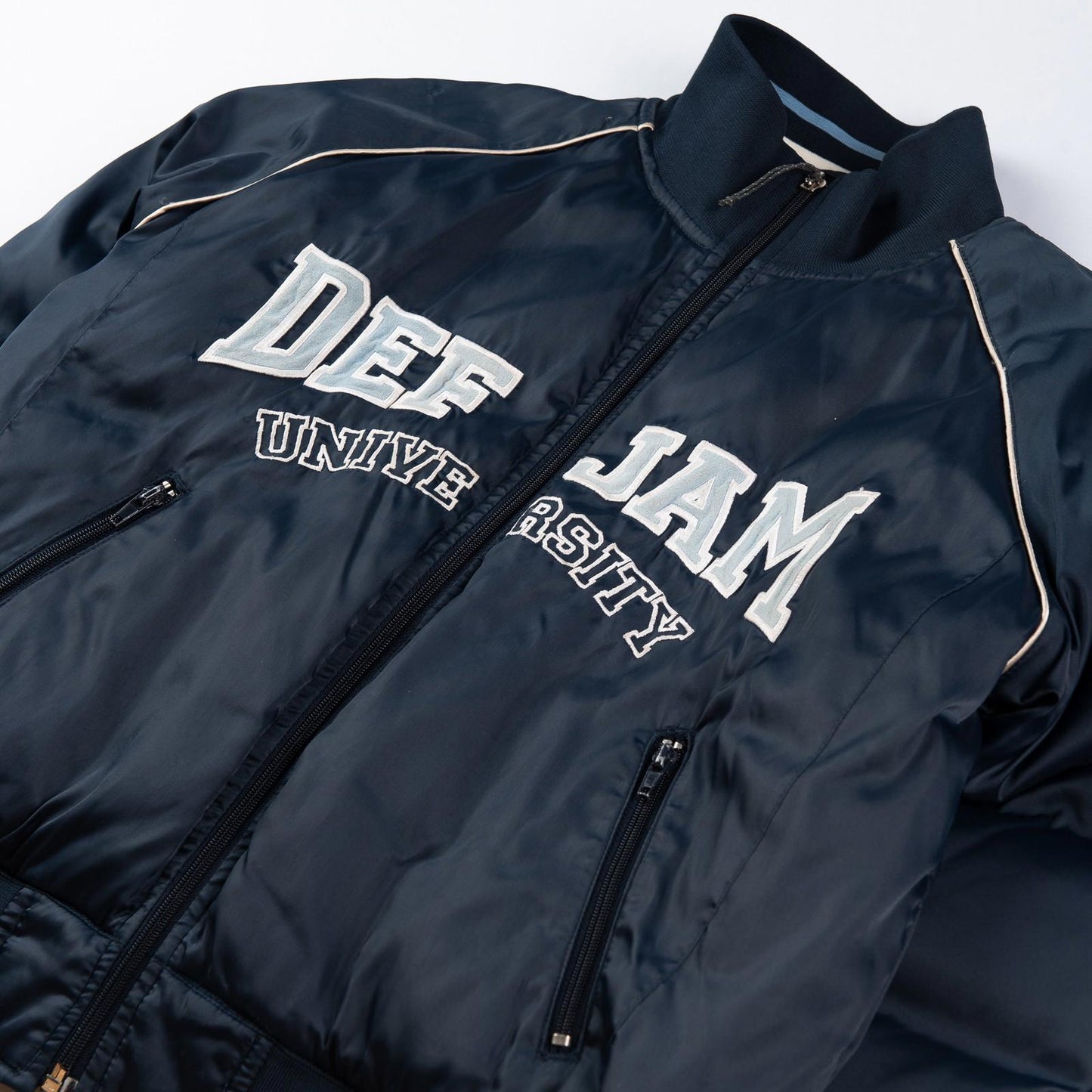 Vintage Y2K Def Jam University Varsity Down Puffer Jacket Women’s large