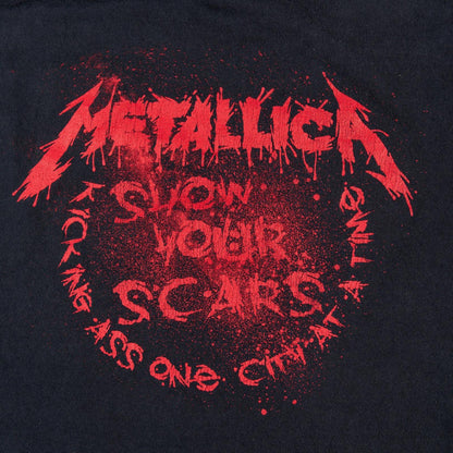 Metallica Atlanta 2009 Show Your Scars Tour T Shirt Men's Large