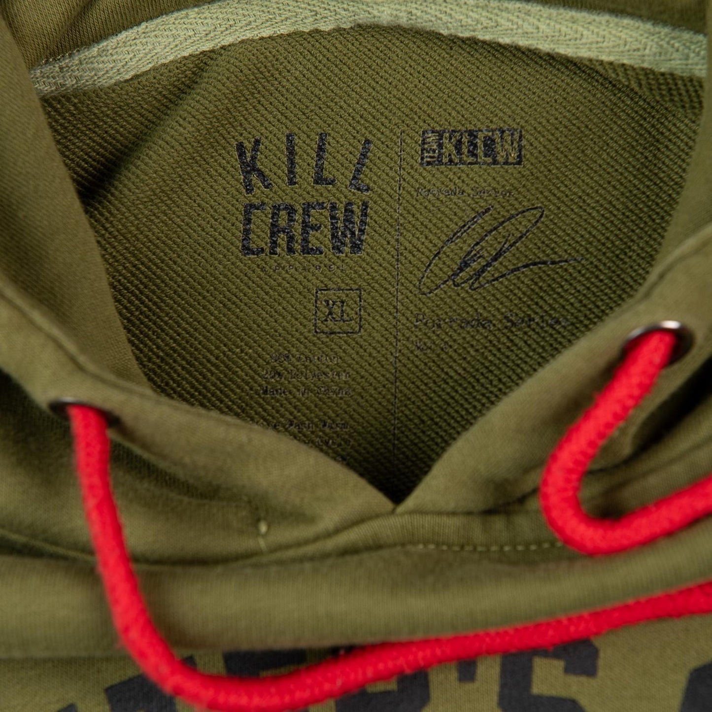 Kill Crew KLCW Fighters Club Hoodie Mens XL