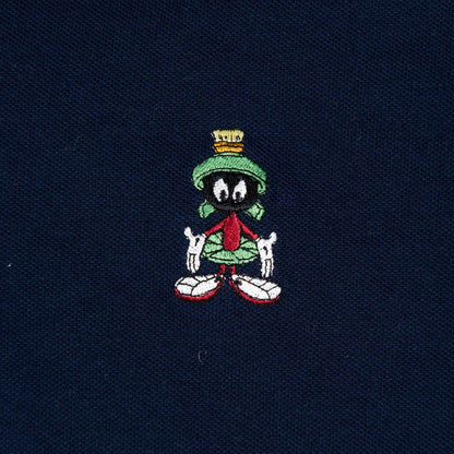 Vintage 1990s Marvin The Martian Warner Bros Studio Store Polo Men's XL