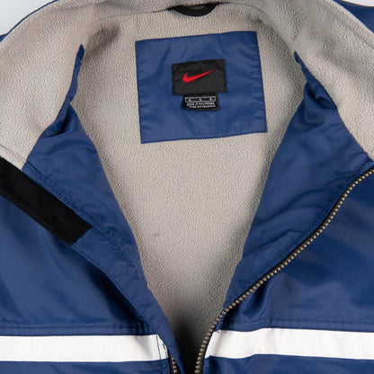 Vintage Y2K Nike Fleece Lined Full Zip Windbreaker Jacket Men's Medium