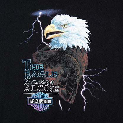Vintage 1995 Harley Davidson Benjy’s Huntington WV Eagle T-Shirt Men's XXL