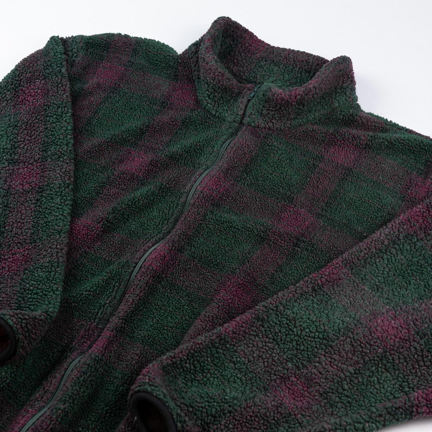 Vintage 80s–90s Sunbuster Coogi Style Acrylic Full Zip Sweater Men’s XL