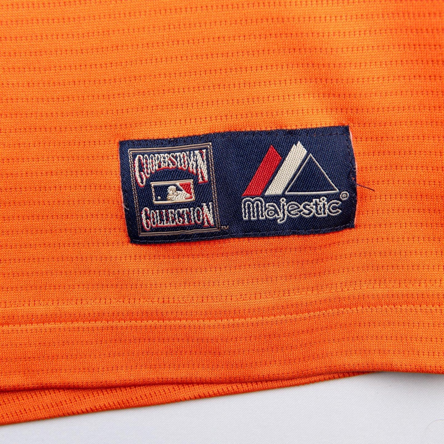 Vintage Y2K Detroit Tigers Majestic Cooperstown MLB Orange Jersey Men's XL