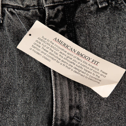 Vintage 1990s Perry Ellis America Baggy Jeans 38x34 USA Black Wash NWT