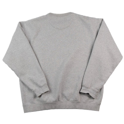 Gray sweatshirt on a white background