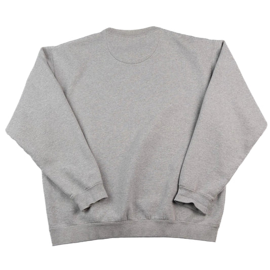 Gray sweatshirt on a white background