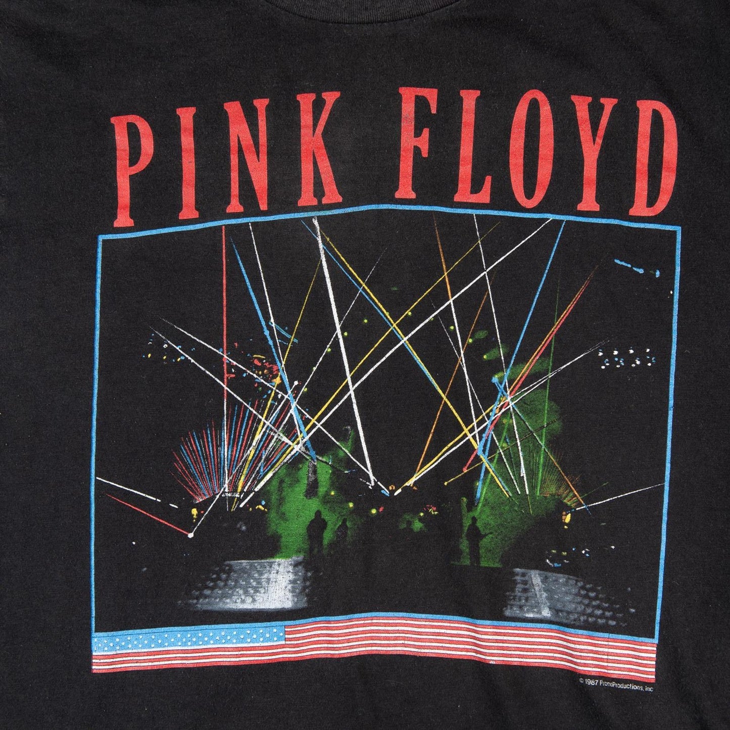 Vintage 1987 Pink Floyd Tour T-Shirt Men's XL