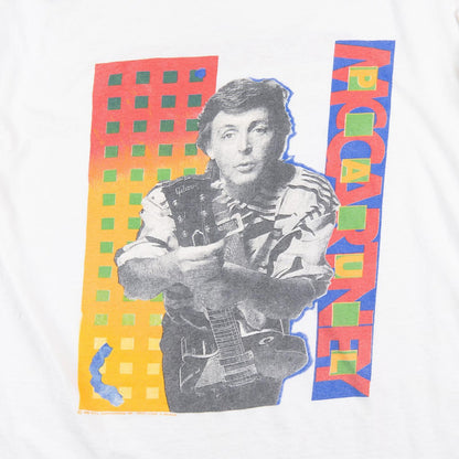 Vintage 1989 Brockum Paul McCartney World Tour T-Shirt Men's XL