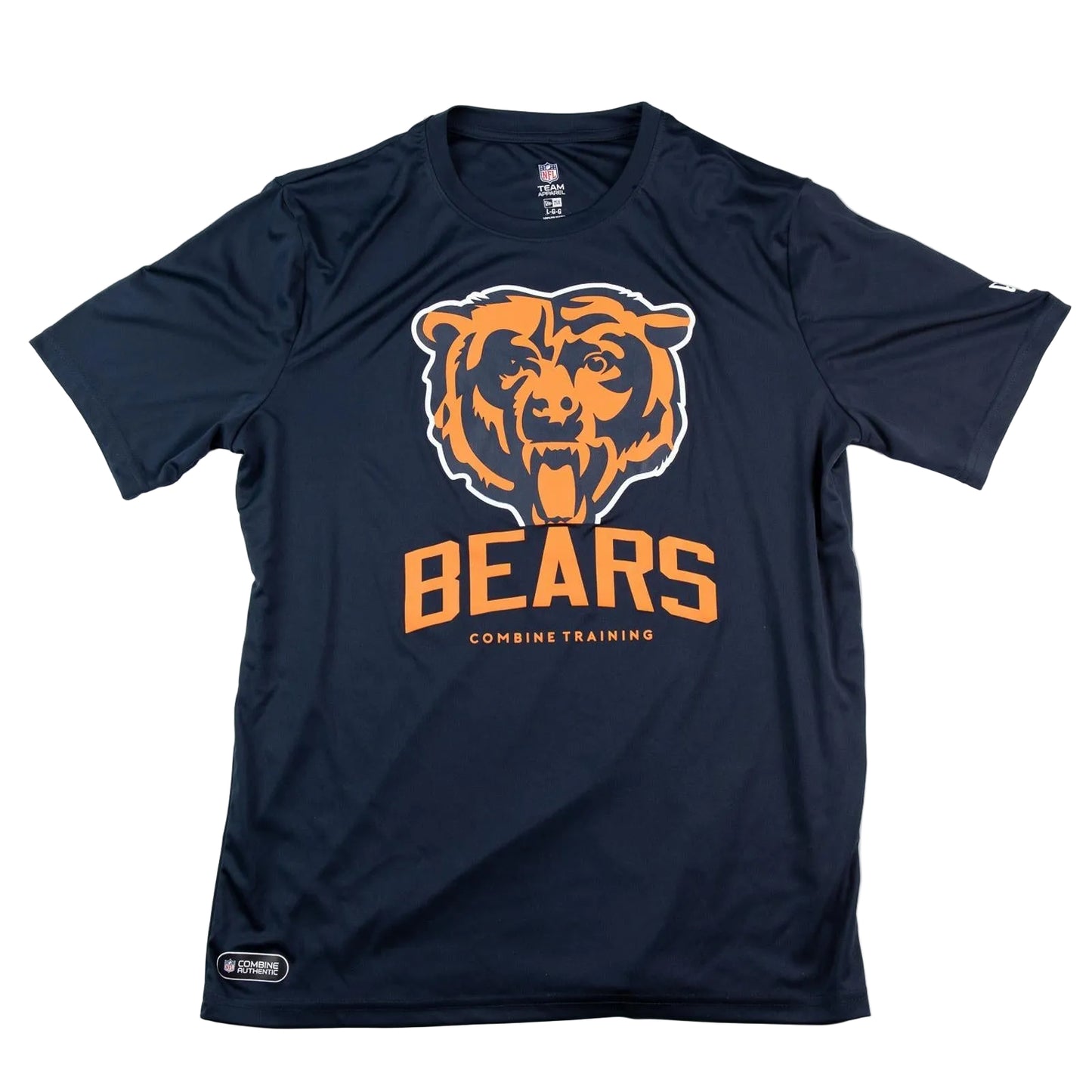 Navy blue t-shirt with orange bear logo and 'Bears' text on a white background